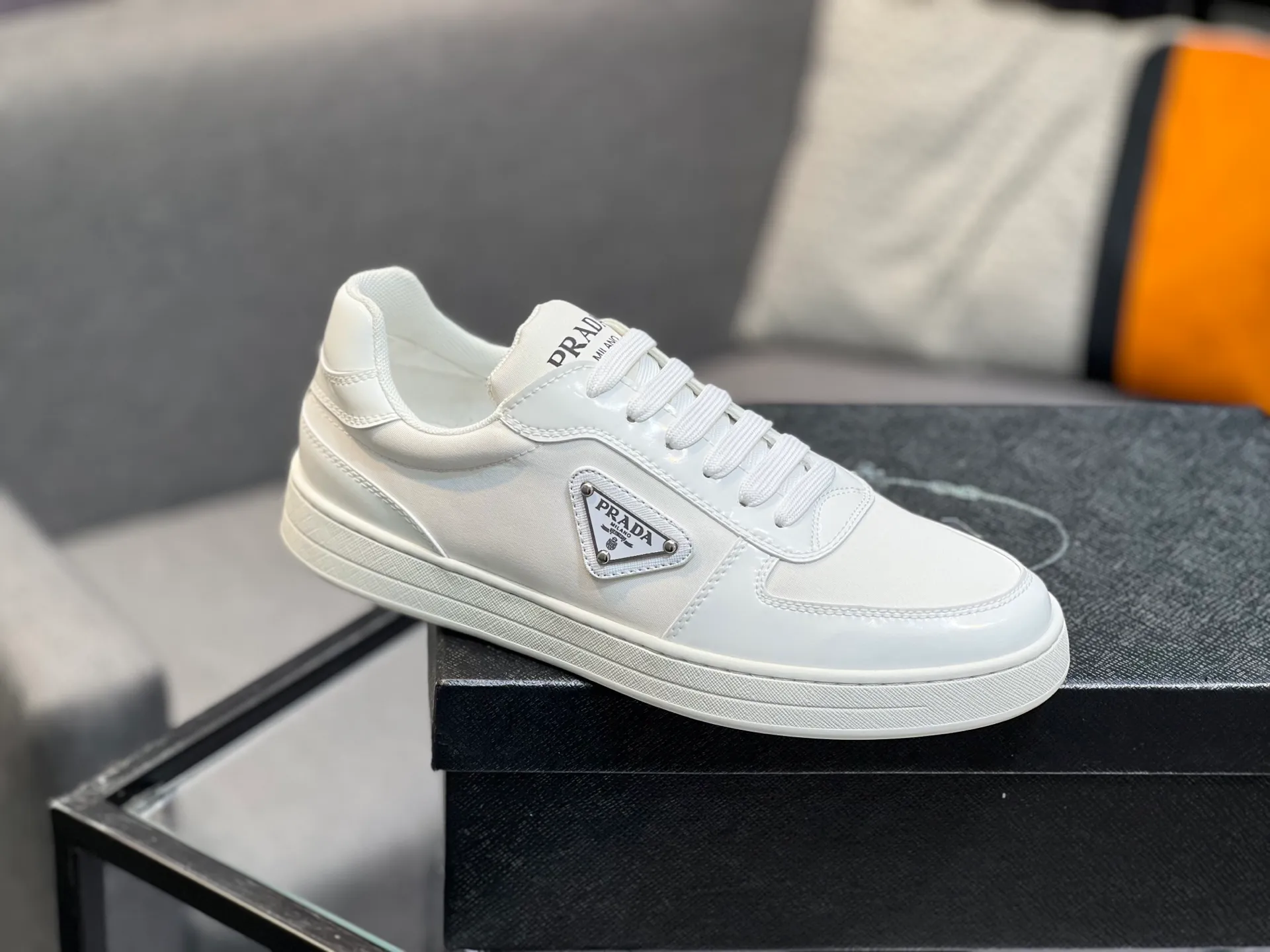 Men's men's shoes 💰440 [PRADA—Prada] latest model 🙈original replica! 👟👟👟Available here. The workmanship is top-notch. The upper is made of Italian 🇮🇹Imported calfskin. ❗️Breathable genuine leather lining @Suitable for travel. The original version has an enlarged engraved sole, making it suitable for all kinds of travels, showing low-key luxury. Let quality speak for itself. Color: Size: 38-44